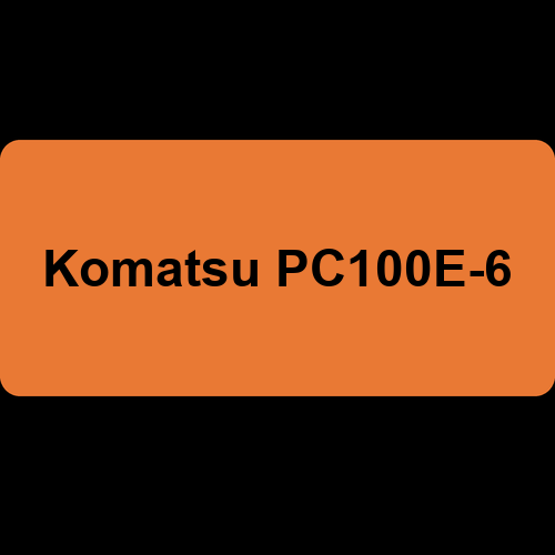 Komatsu PC100E-6